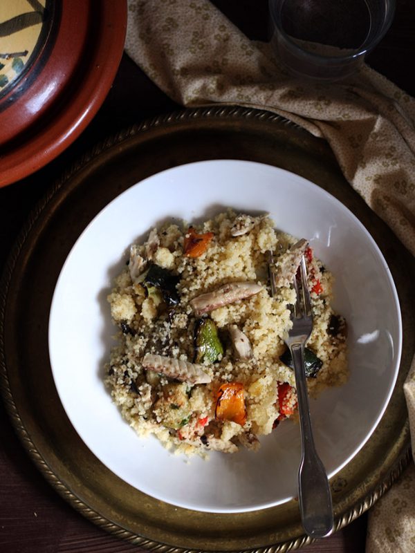 Cous Cous Con Verdure E Sgombro – La Cucina Dello Stivale